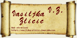Vasiljka Zličić vizit kartica
